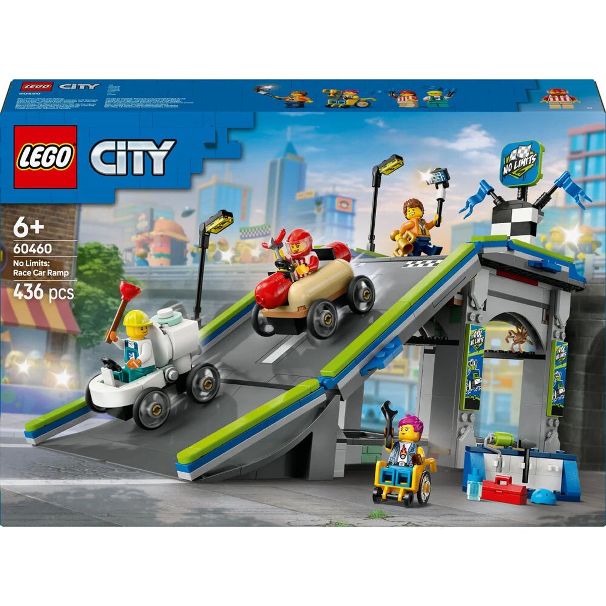 60460 LEGO City Great Vehicles Ingen grænser: Racerbilramper