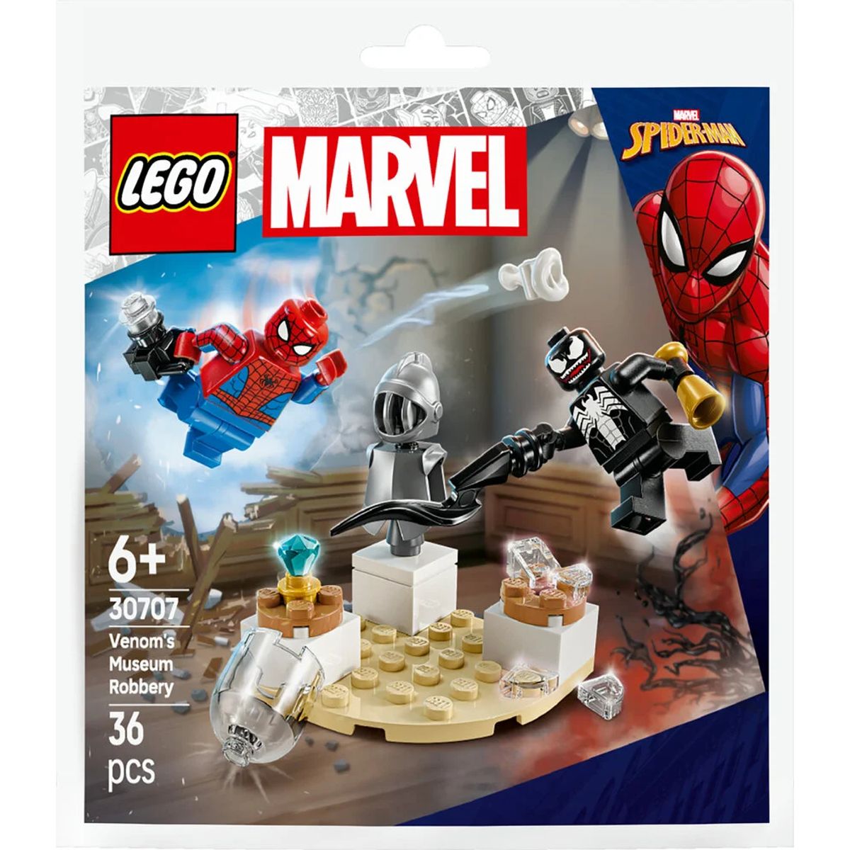 30707 LEGO Super Heroes Marvel Venoms museumstyveri