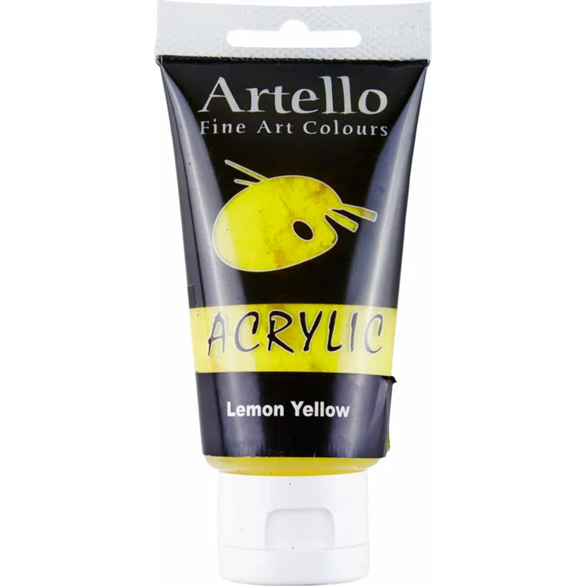 Akrylmaling Artello gul lemon 75ml