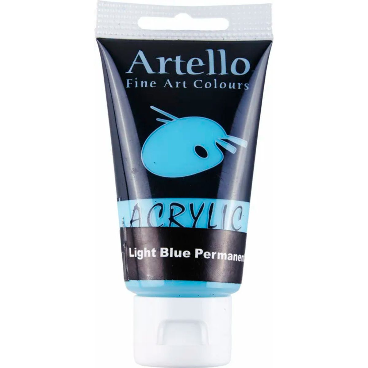 Akrylmaling Artello lysblå permanent 75ml