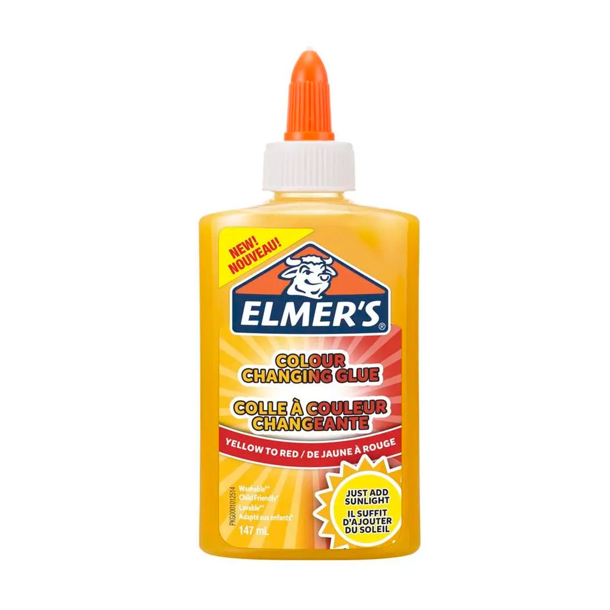 Elmers color change lim gul