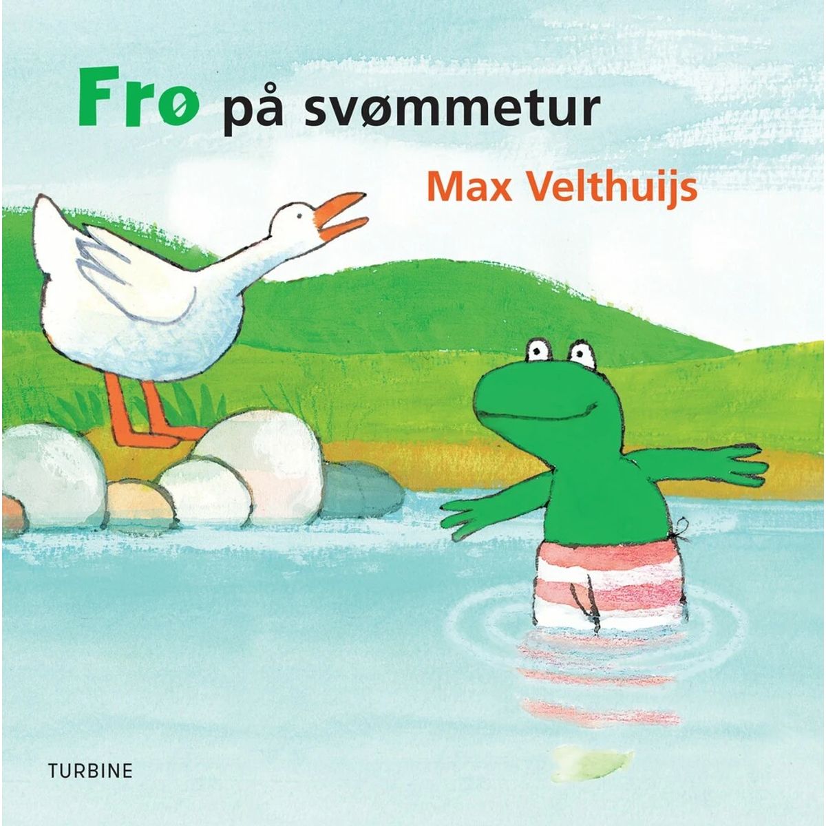 Frø på svømmetur