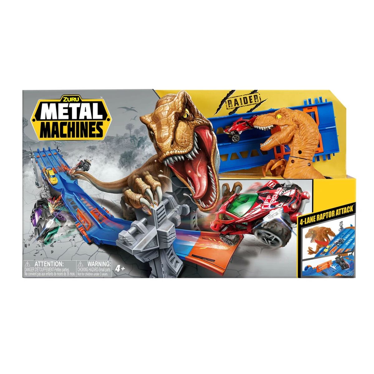 Metal Machines S1 Playset - 4 Lane Madness