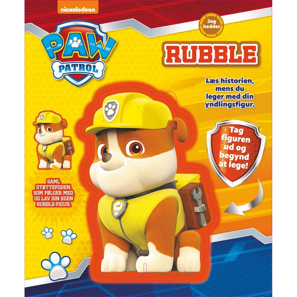 Nickelodeon Paw Patrol Rubble - Figur og historie