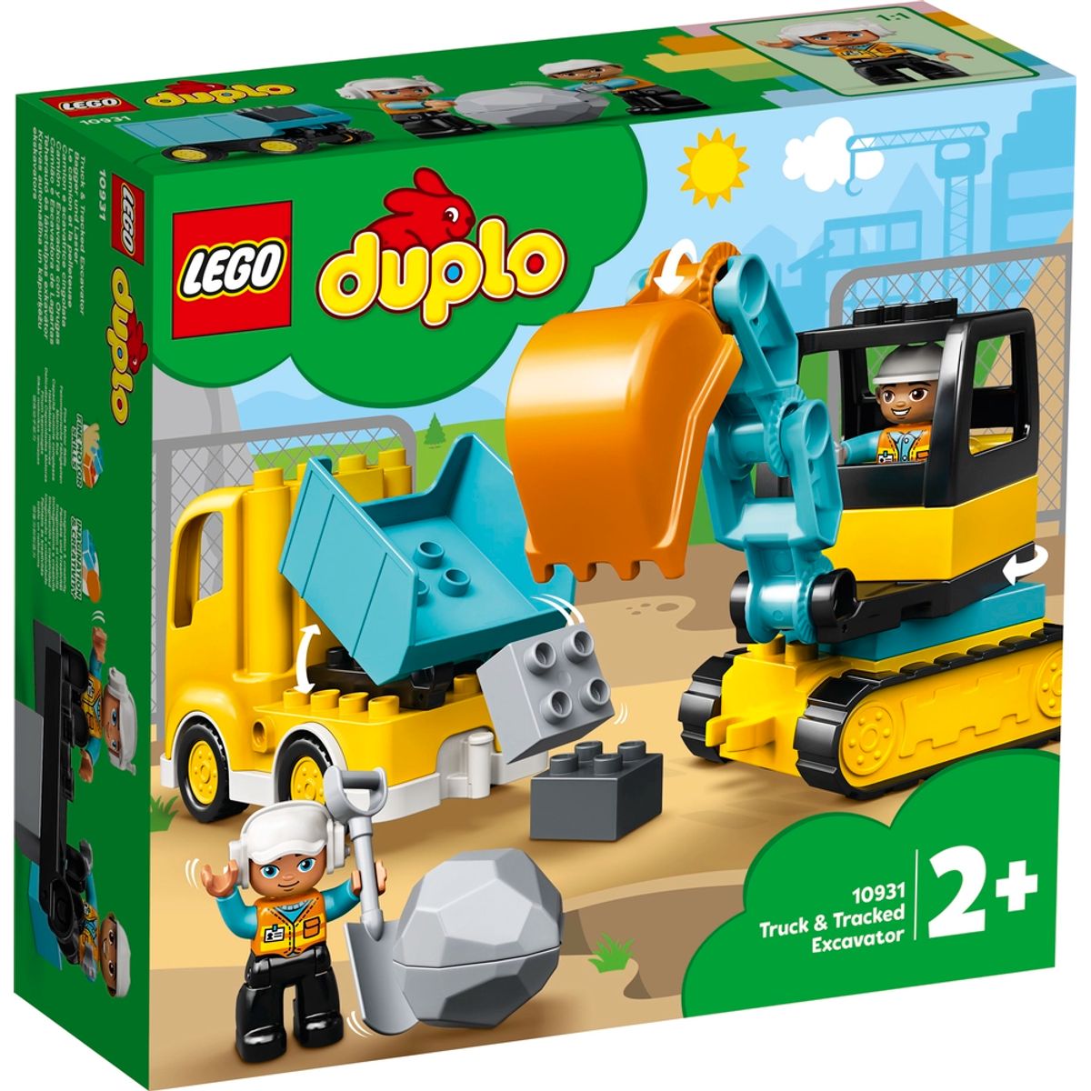 10931 LEGO DUPLO Town Lastbil og gravemaskine på larvefødder