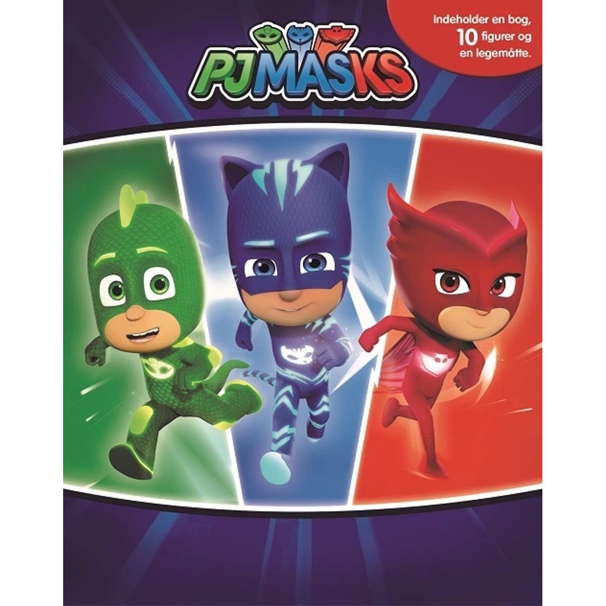 PJ Masks - Busy Book (m. bog, 10 figurer og legemåtte)