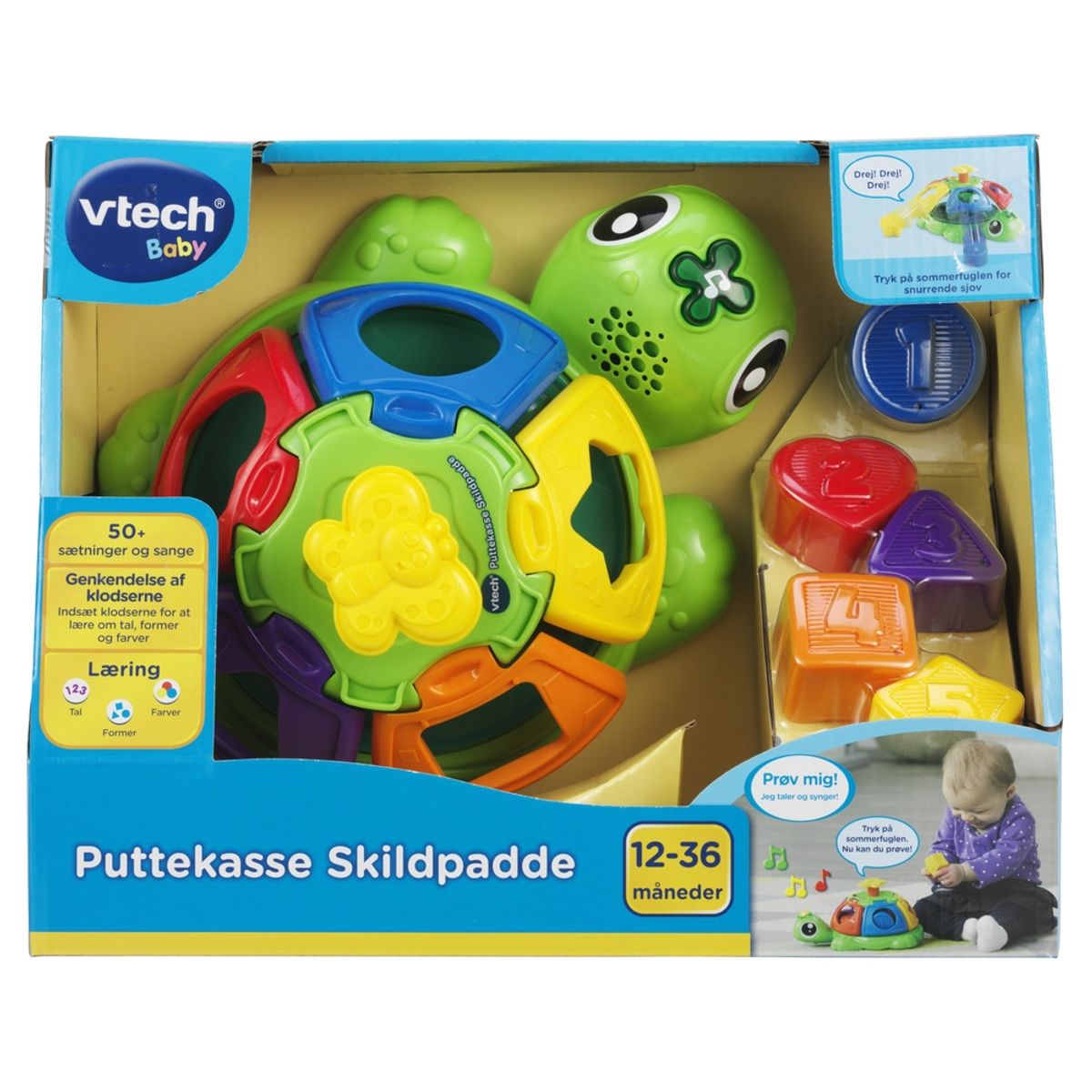 Vtech Baby Puttekasse Skildpadde