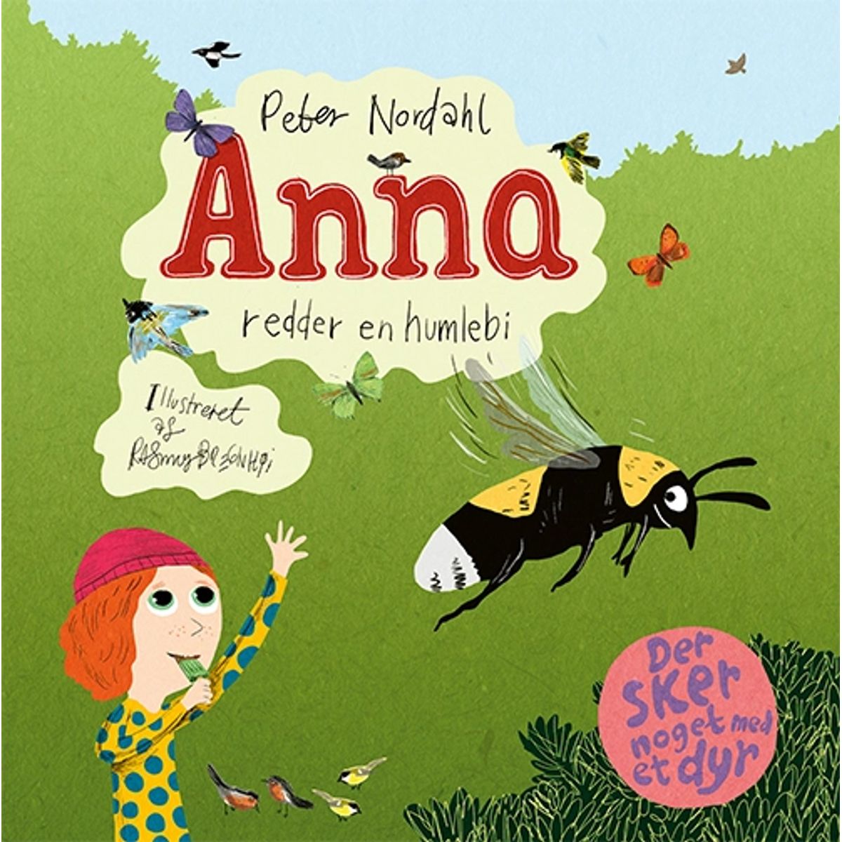 Anna redder en humlebi