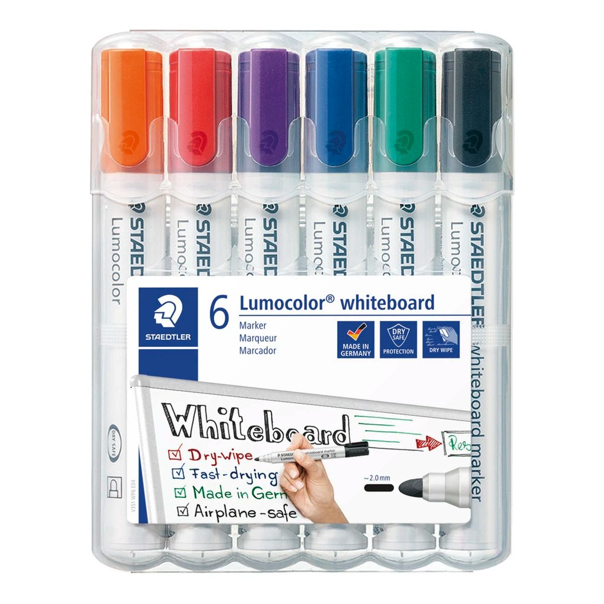 Whiteboardmarker Staedtler 6 ass. 2mm