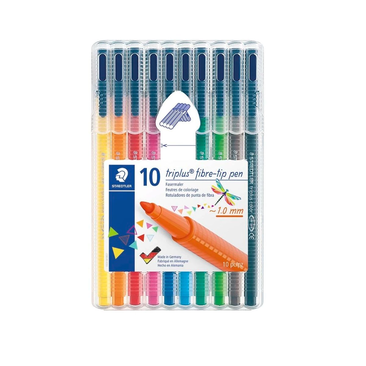 Tusser Staedtler triplus color 10 ass.