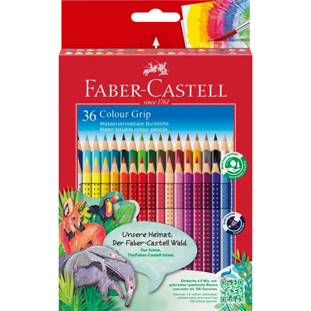 Farveblyant grip Faber-Castell 36 stk.