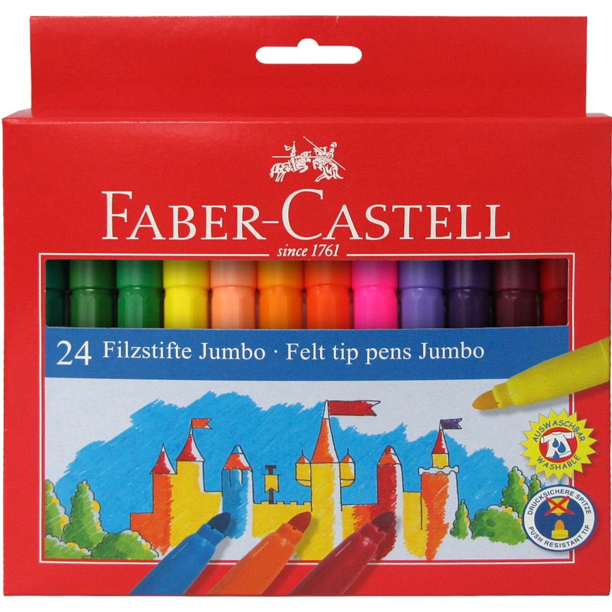 Tusser jumbo Faber-Castell 24ass