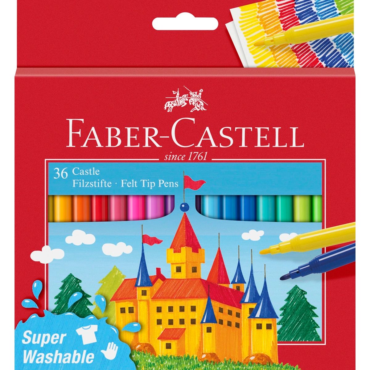 Tusser børn Faber-Castell 36ass