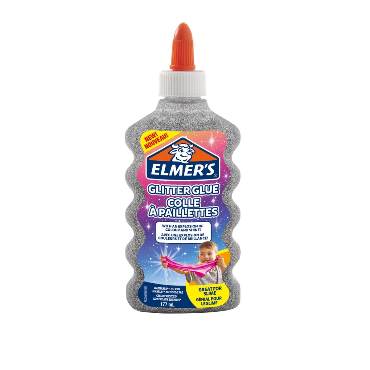 Elmers glitterlim sølv 177 ml