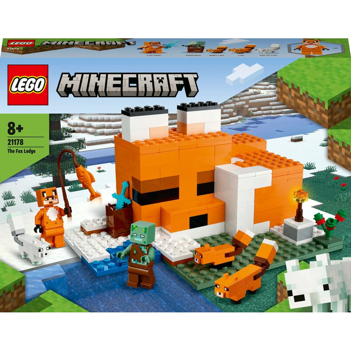 21178 LEGO Minecraft Rævehytten