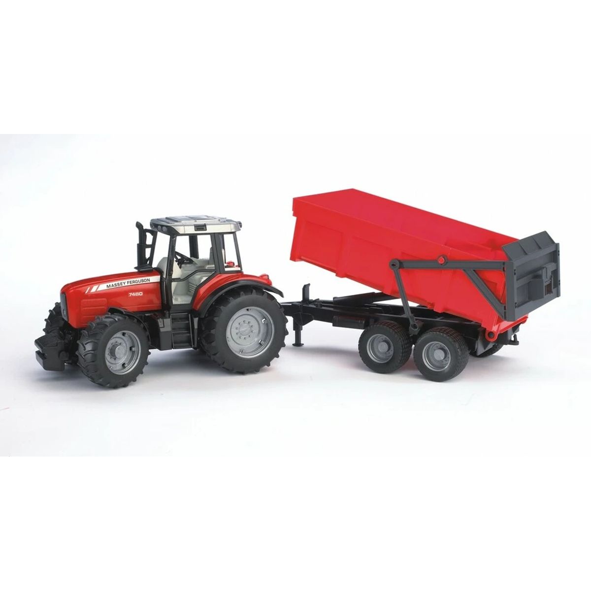 Massey Ferguson 7480 traktor med tipvogn