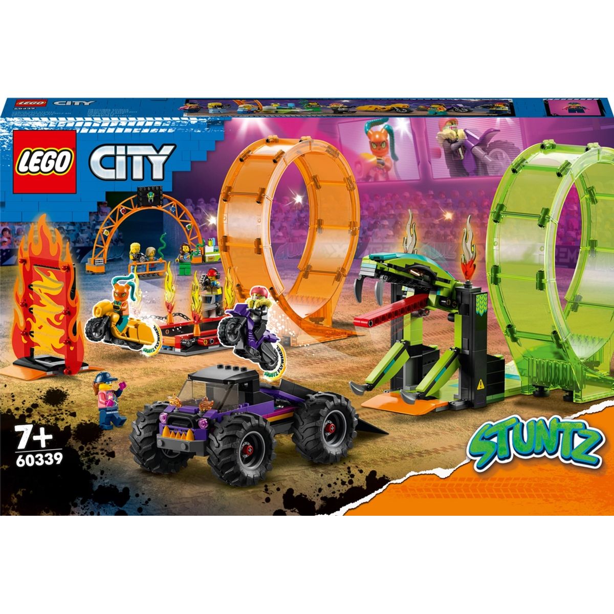 60339 LEGO City Stuntz Stuntarena Med Dobbelt Loop