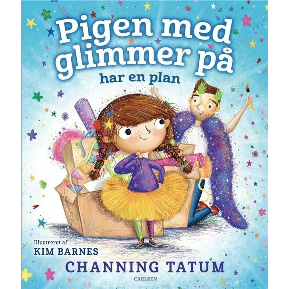 Pigen med glimmer på har en plan