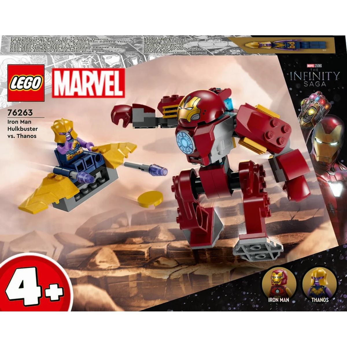 76263 LEGO Super Heroes Marvel Iron Mans Hulkbuster mod Thanos