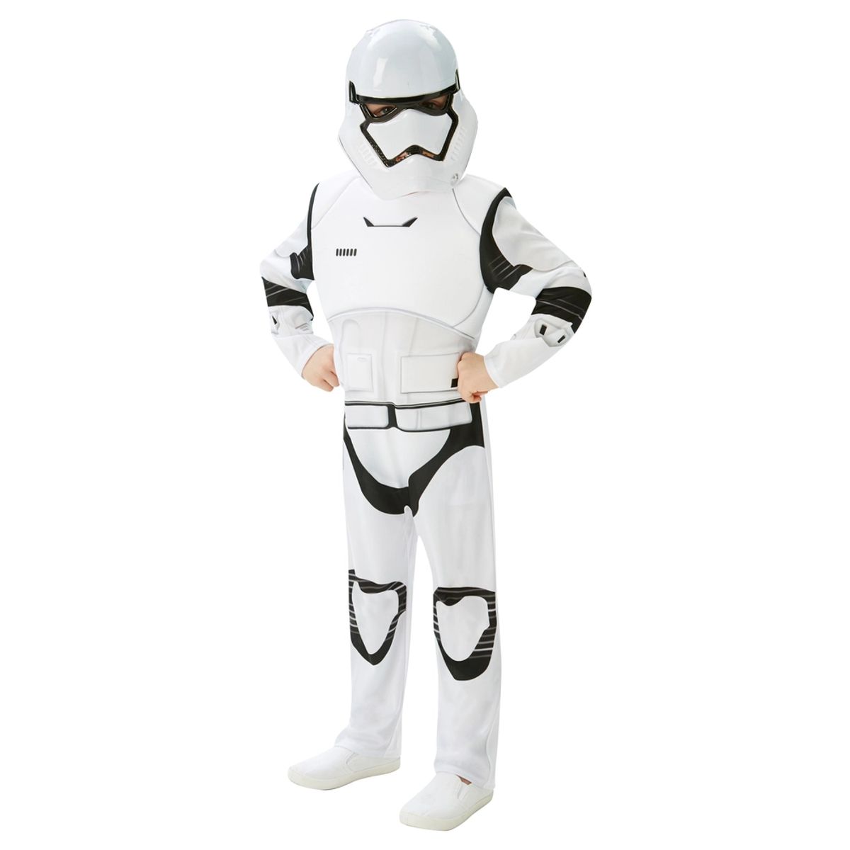 Star Wars Stormstrooper Deluxe dragt med maske str. 7-8 år