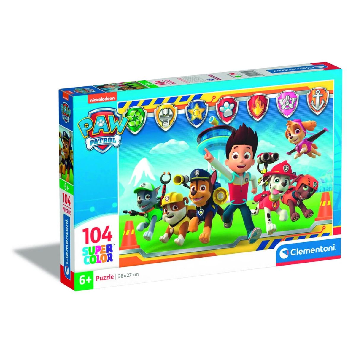 Puslespil Paw Patrol 1, 104 brikker