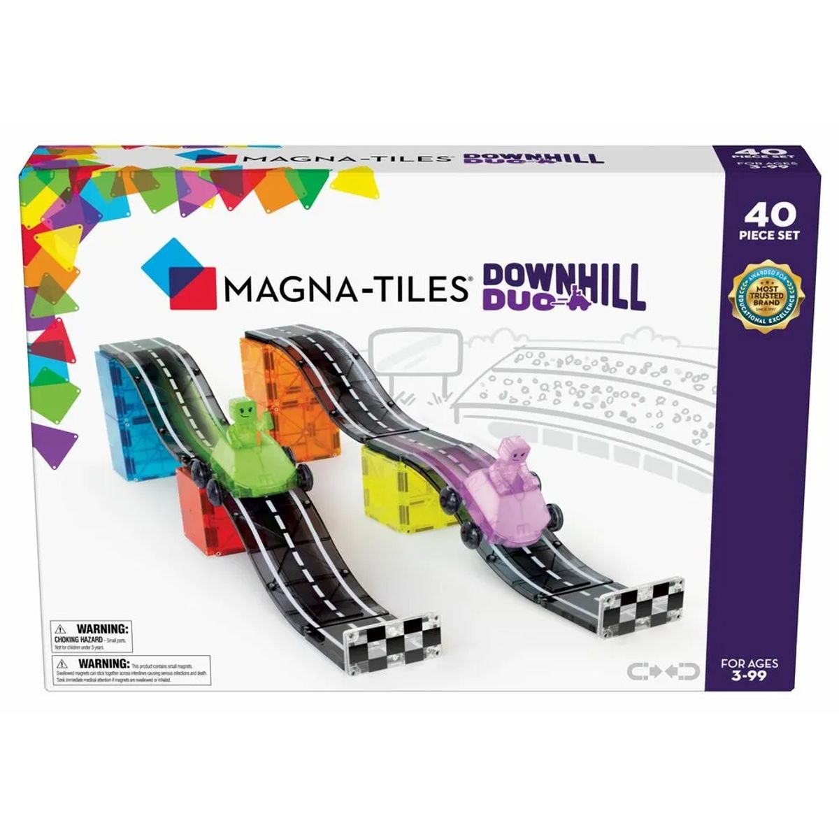 MAGNA-TILES Downhill Duo 40 stk