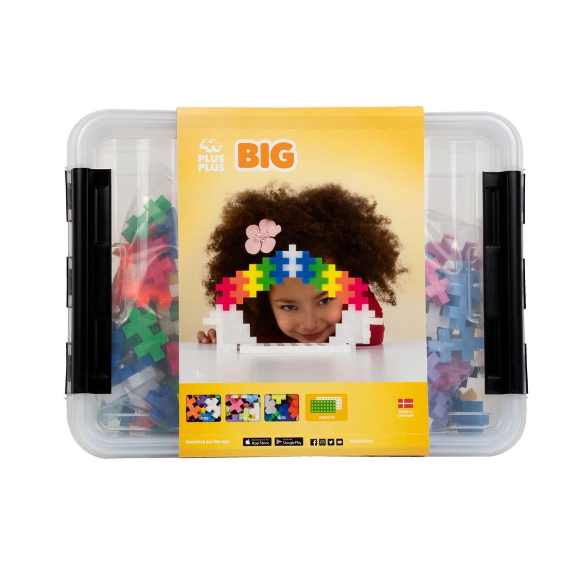 Plus-Plus BIG Storage Box Mix 200 stk