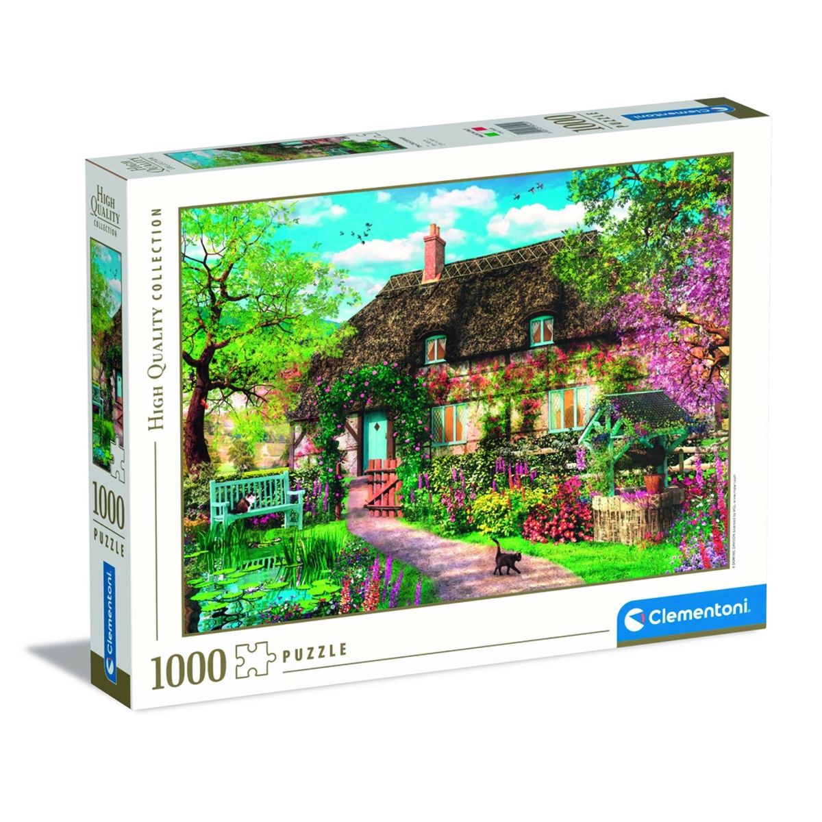 PUSLESPIL CLEMENTONI THE OLD COTTAGE 1000 BRIKKER