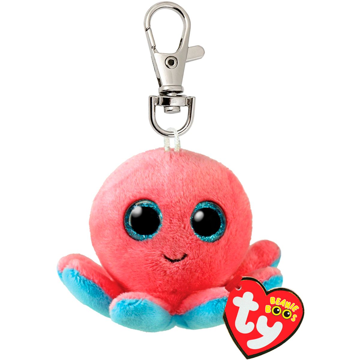 Ty Beanie Boos Sheldon blæksprutte nøglering