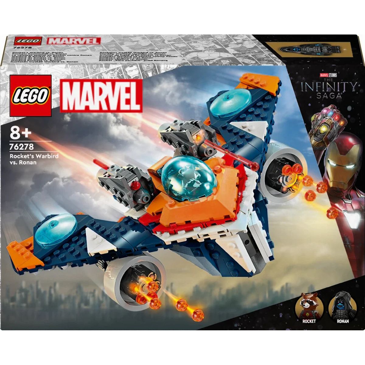 76278 LEGO Super Heroes Marvel Rockets Warbird mod Ronan