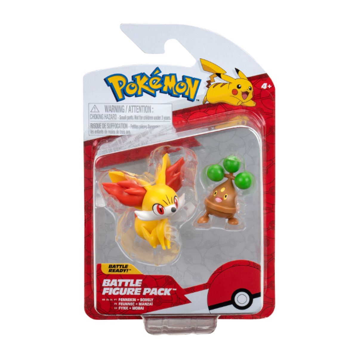 Pokémon Battle Figure 2-PAK Fennekin & Bonsly