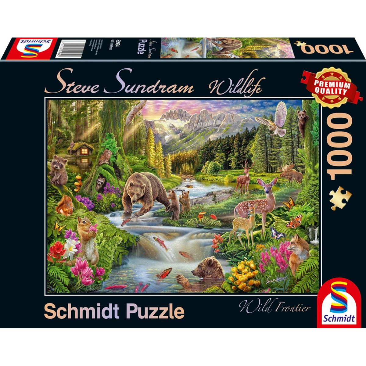 Puslespil Forest Animals 1000 brikker