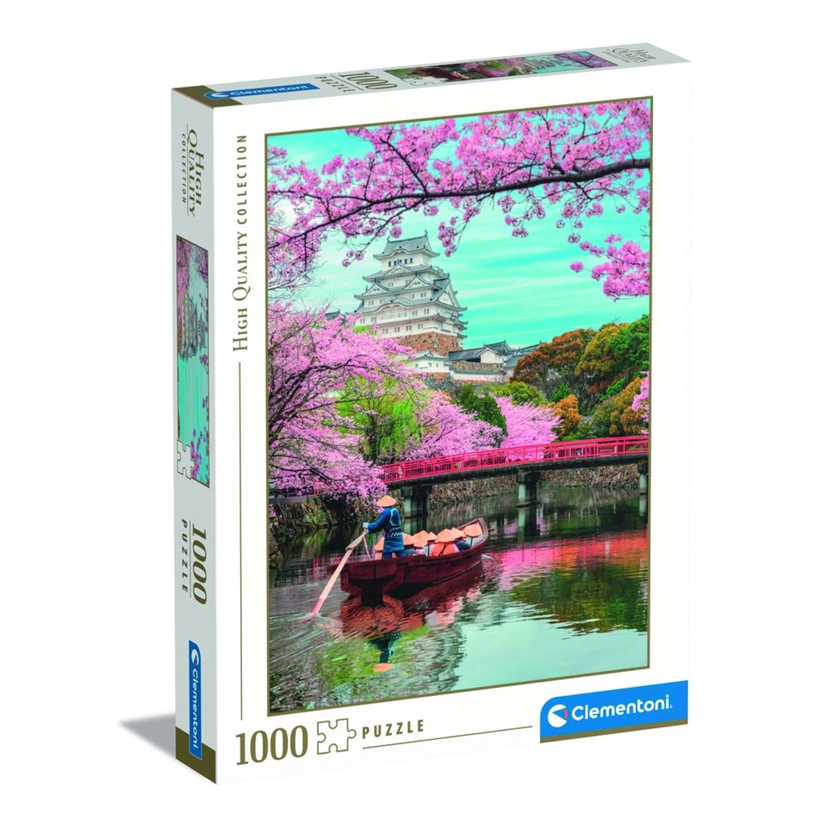 Puslespil Himeji Castle in Spring 1000 brikker