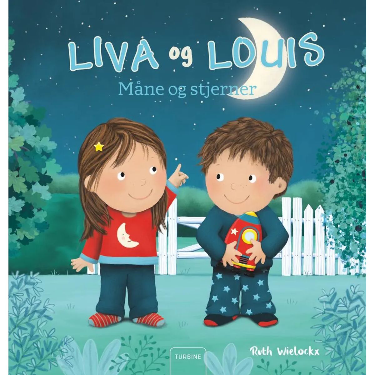 Liva og Louis. Måne og stjerner