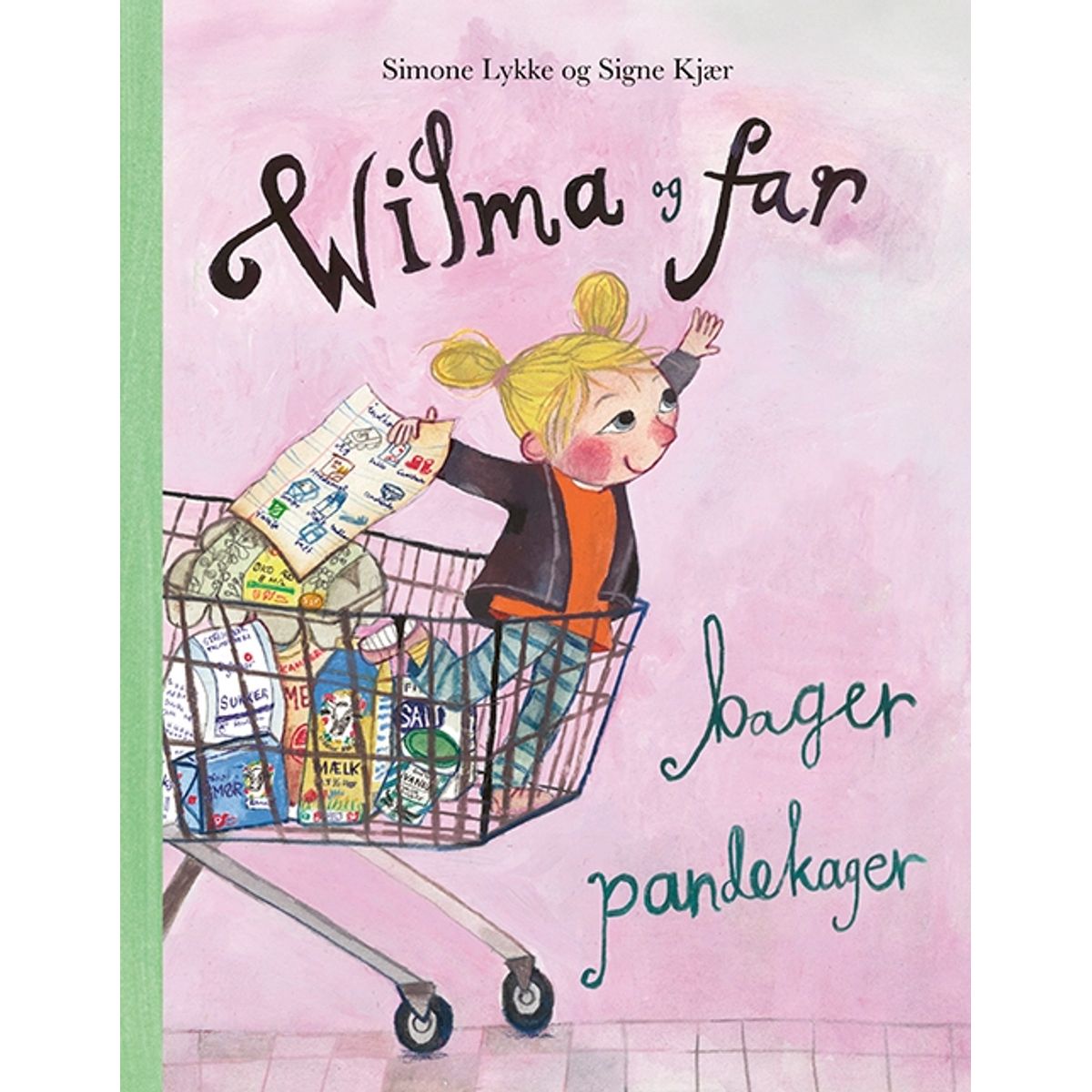 Wilma og far bager pandekager