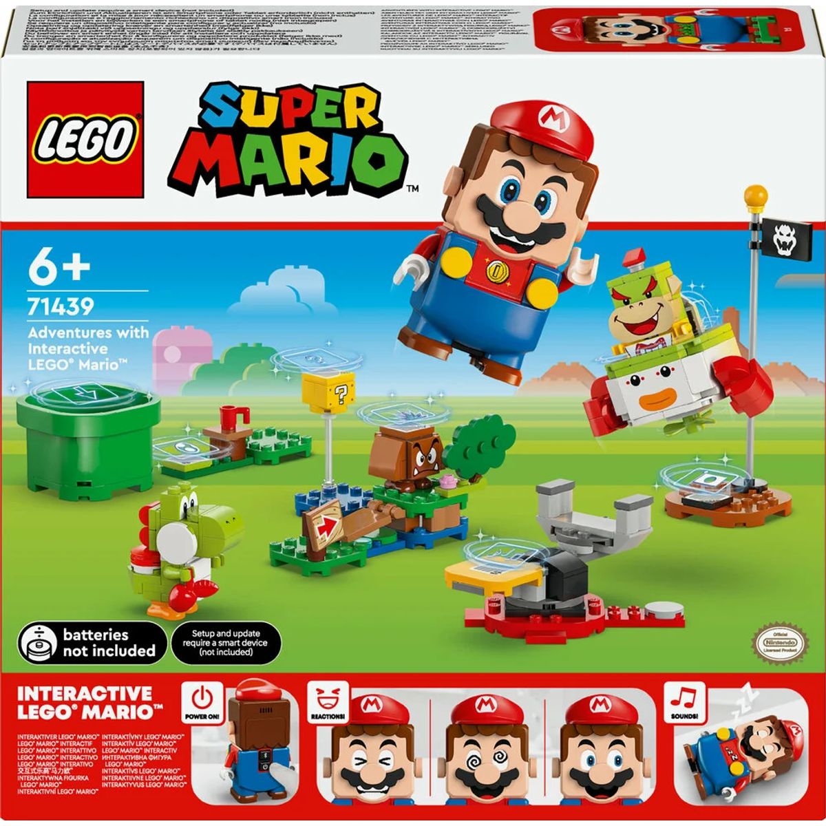 71439 LEGO Super Mario Eventyr med interaktiv LEGO® Mario&trade;