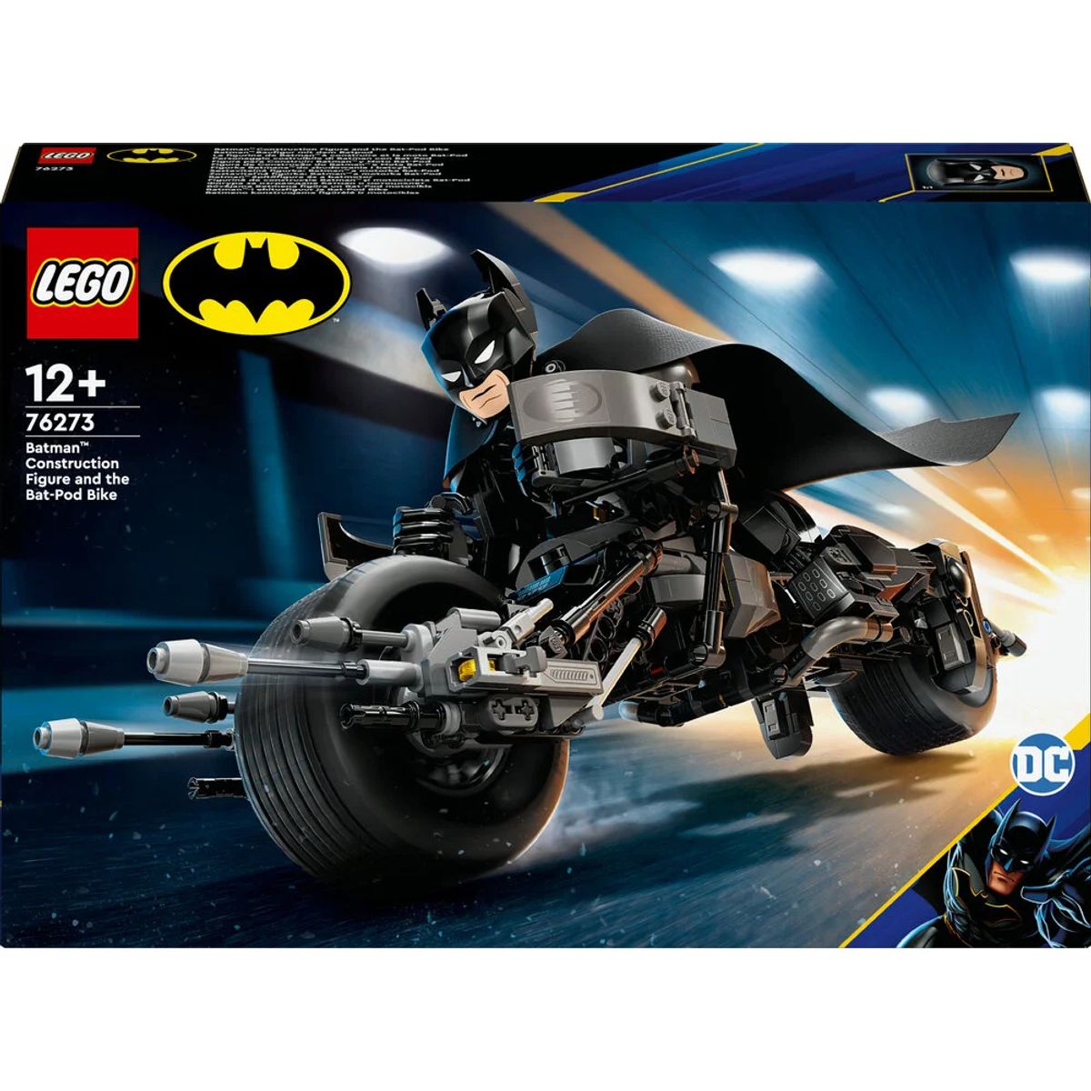 76273 LEGO Super Heroes DC Byg selv-figur af Batman&trade; og Batpod-motorcyklen