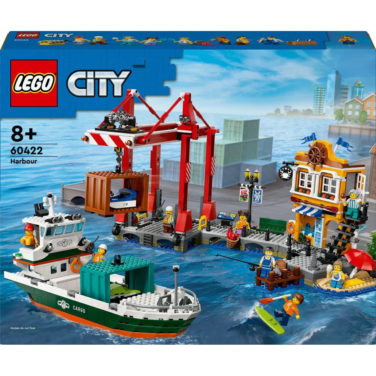 60422 LEGO My City Havnefront med fragtskib