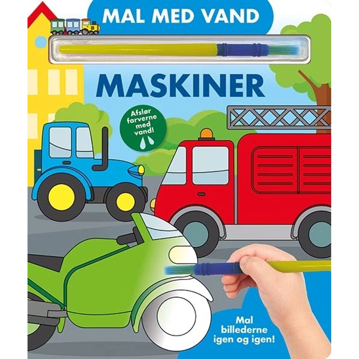 Mal med vand - Maskiner