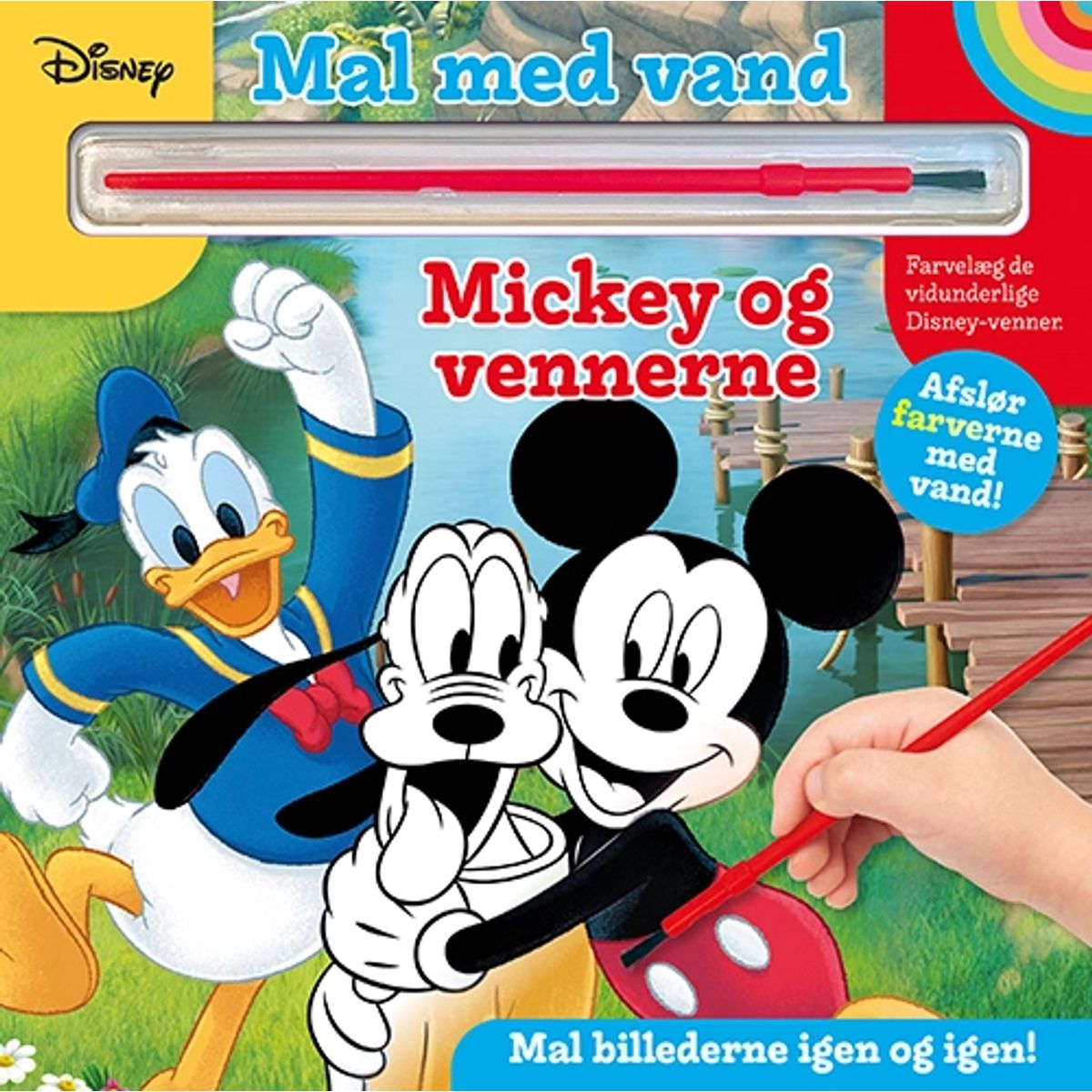 Mal med vand - Disney - Mickey og venner