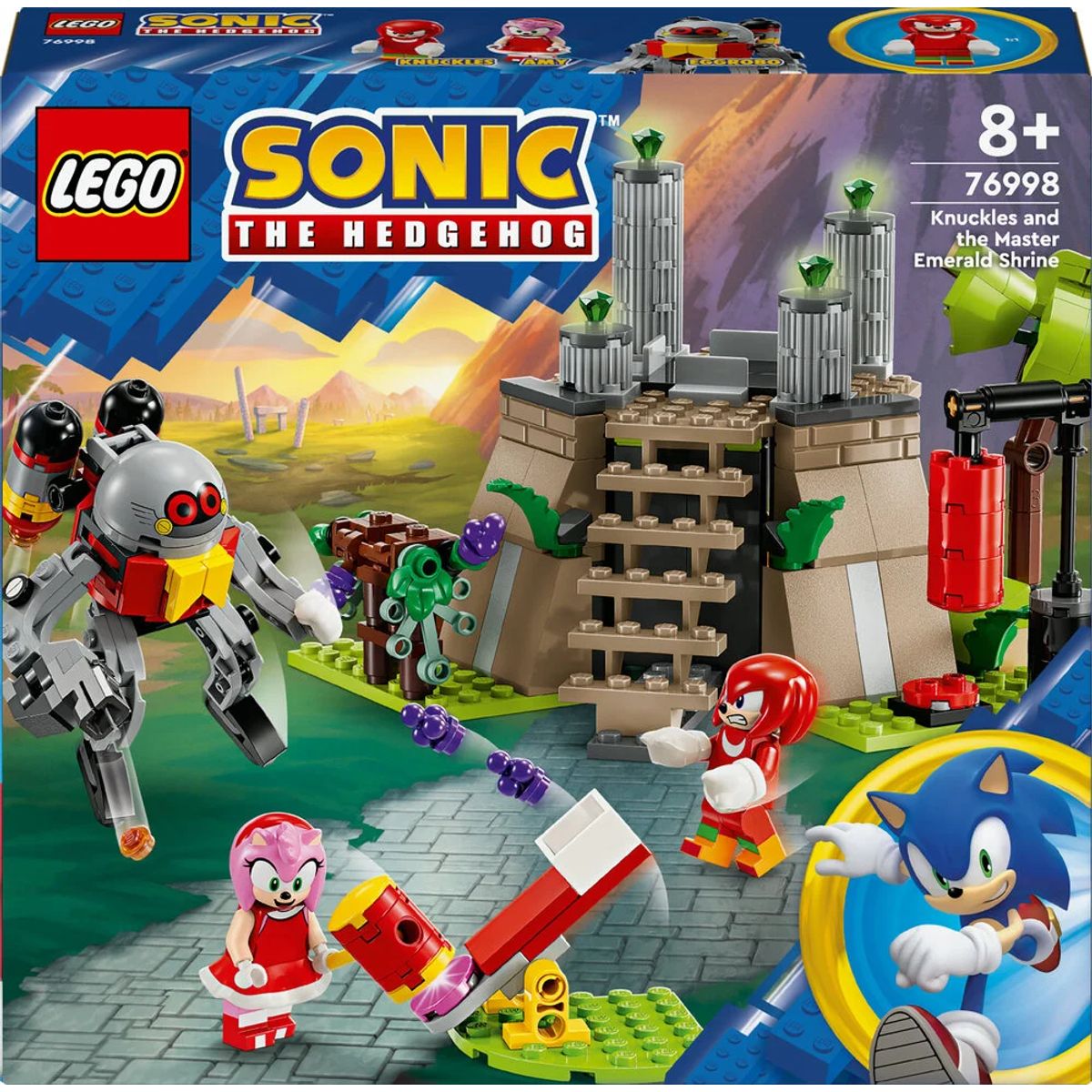 76998 LEGO Sonic Knuckles og Master Emerald-templet