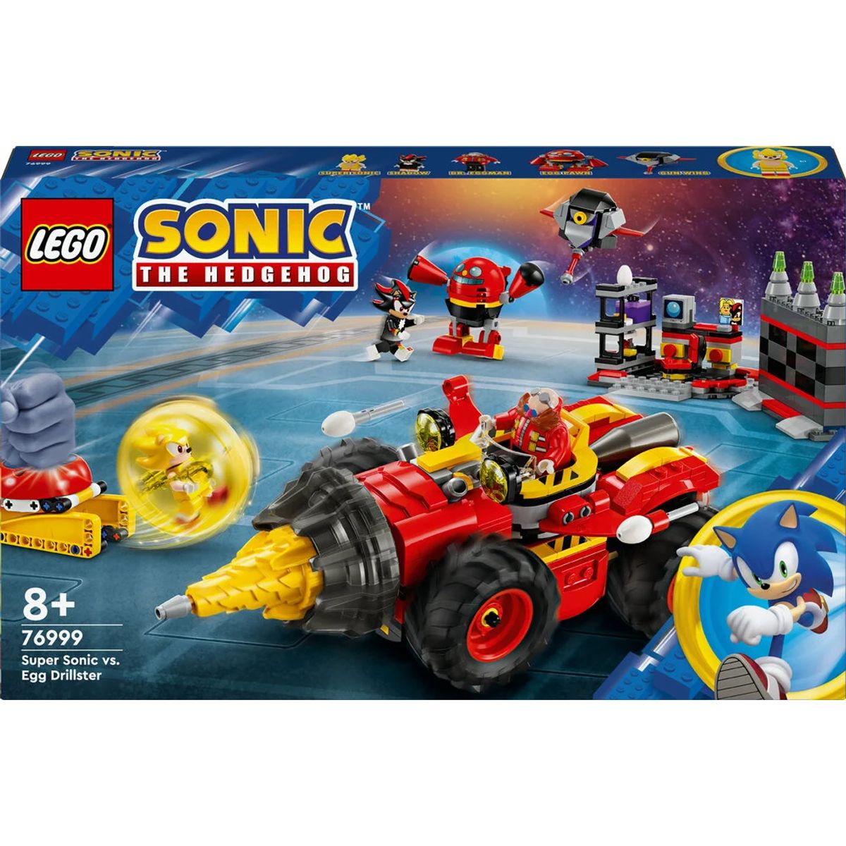 76999 LEGO Sonic Super Sonic mod Egg Drillster