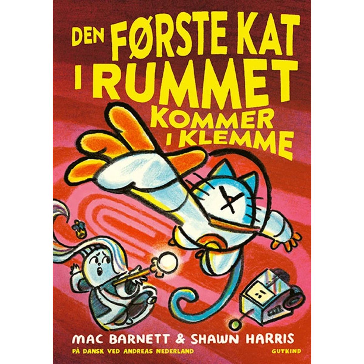 Den første kat i rummet kommer i klemme