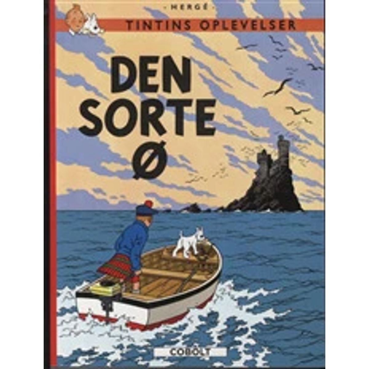 Tintin: Den sorte ø - softcover