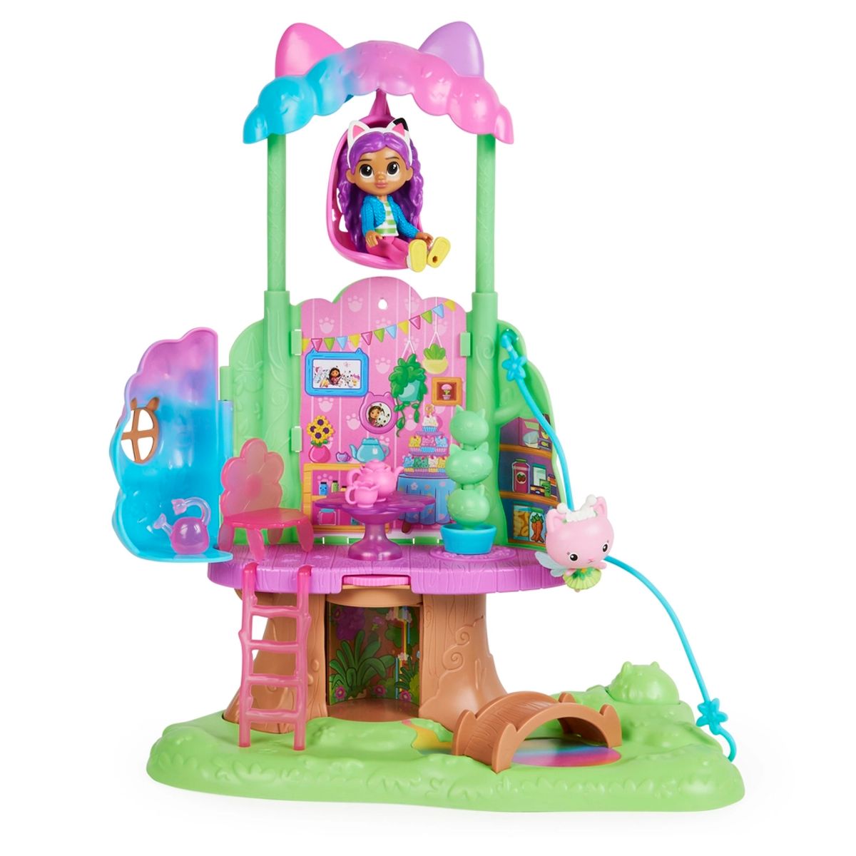 Gabby's Dukkehus Kitty Fairy's Garden Treehouse