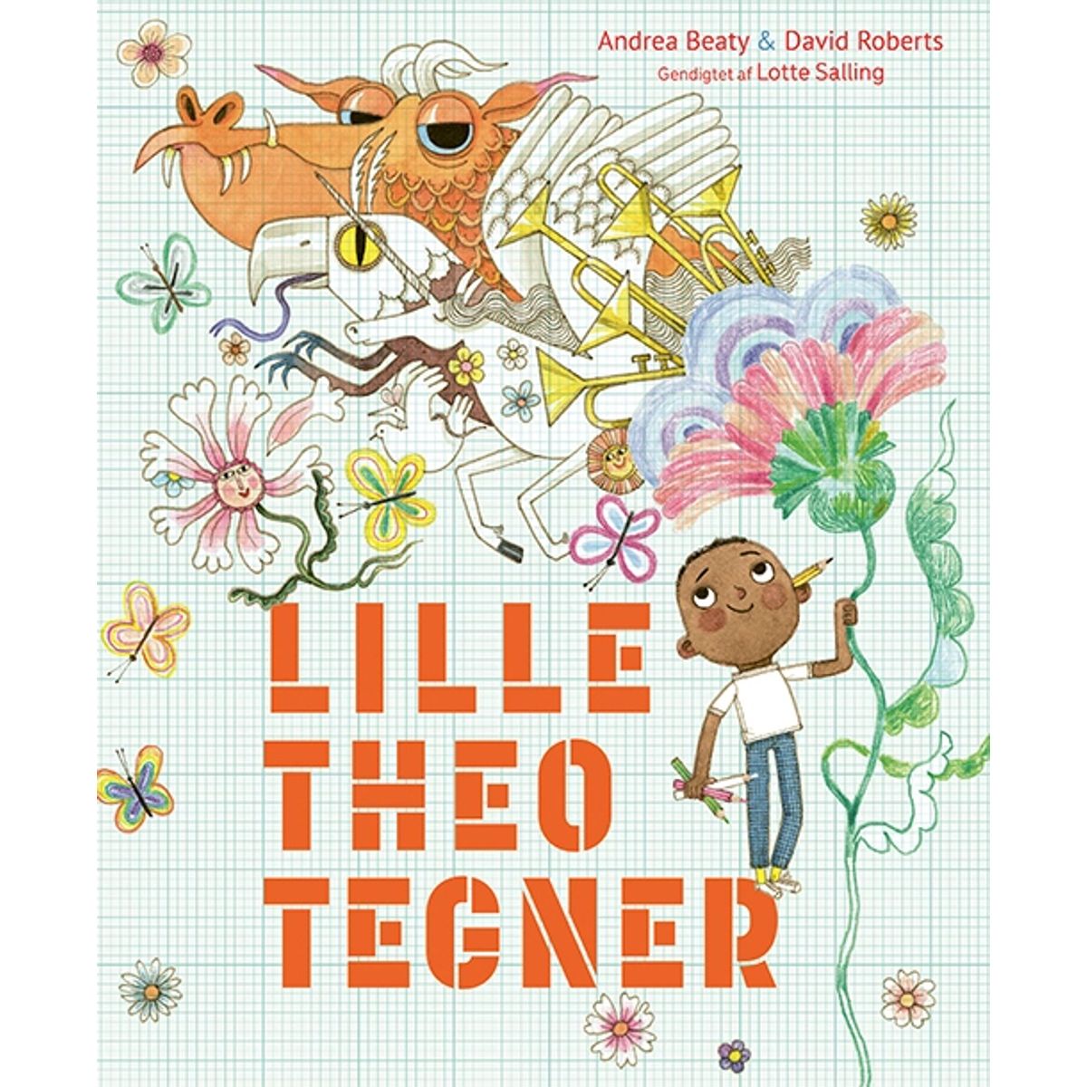 Lille Theo tegner