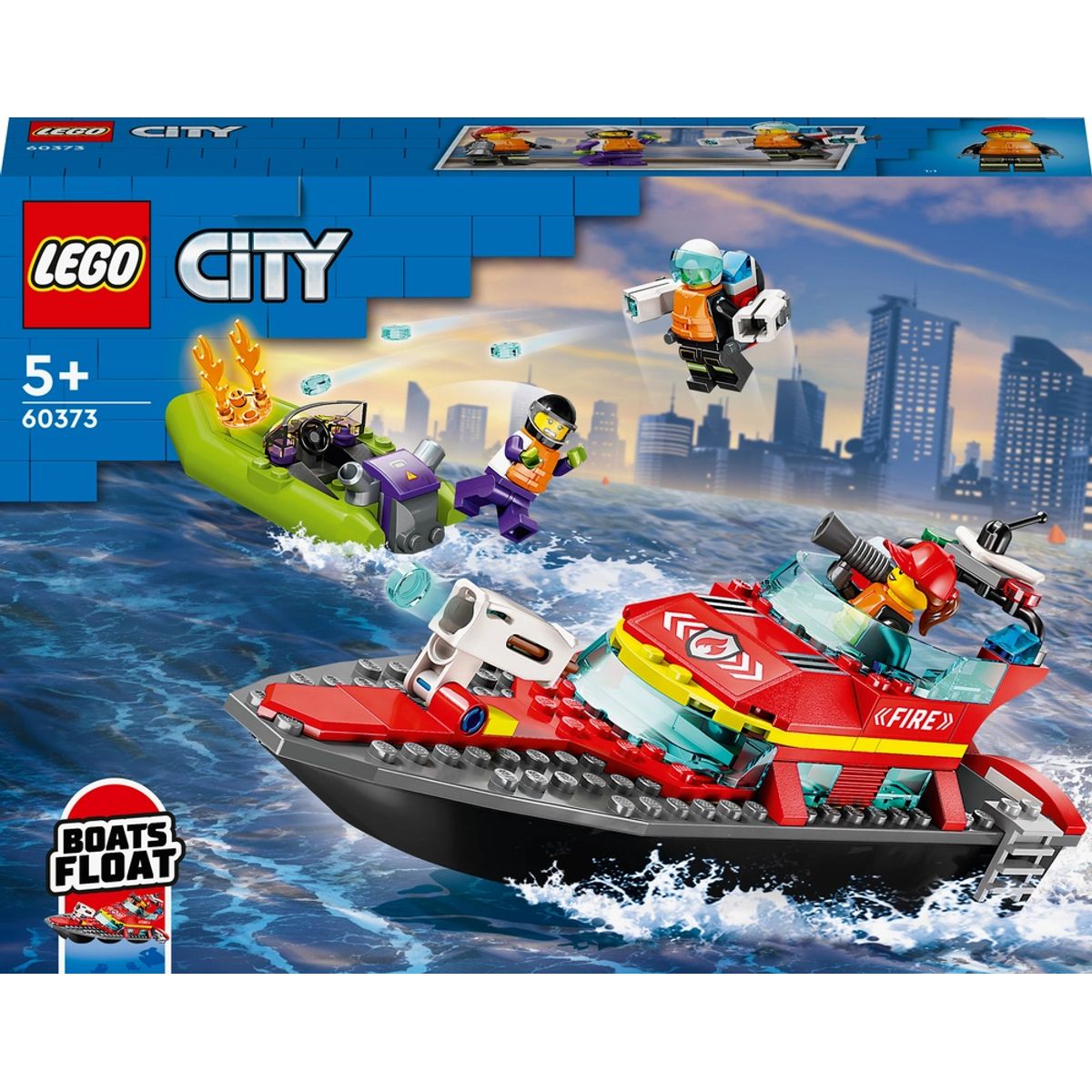 60373 LEGO City Fire Brandvæsnets redningsbåd