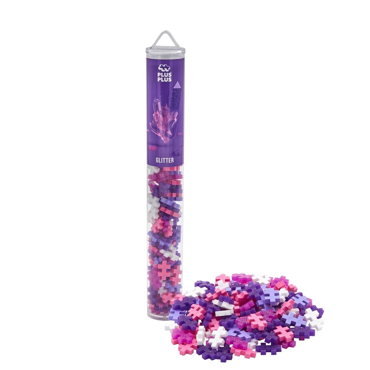 Plus-Plus GLITTER MIX /100 PCS TUBE