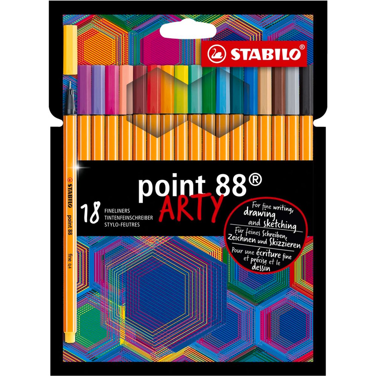 Fineliner STABILO Point 88 arty