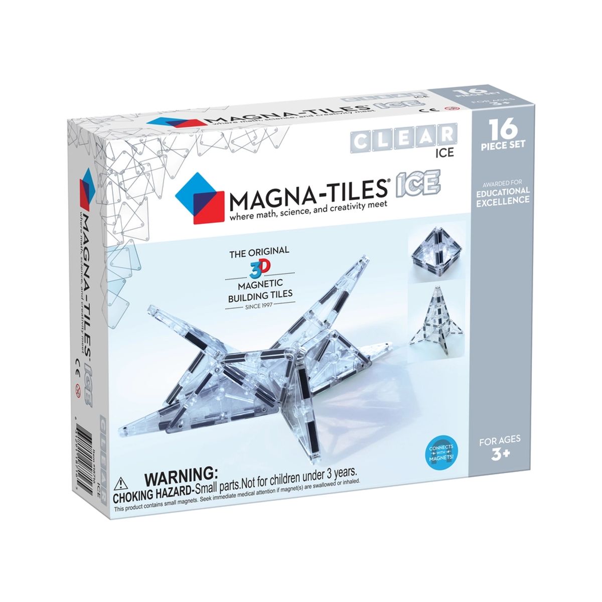 Magna-Tiles ICE expansion sæt 16 stk